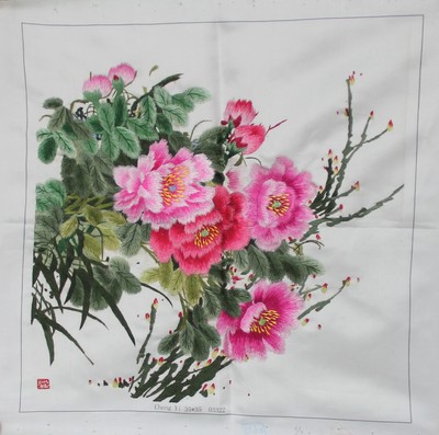 苏绣成品挂画客厅书房办公室装饰画纯手工刺绣丰盈硕果厂家直销